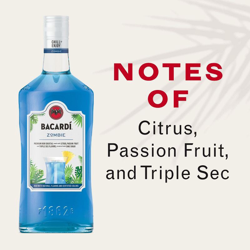 slide 2 of 6, Bacardi Zombie Pre-Mixed Cocktail - 1.75L Bottle, 1.75 liter