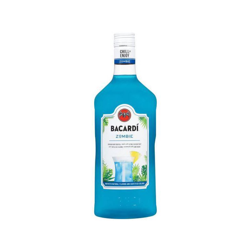 slide 1 of 6, Bacardi Zombie Pre-Mixed Cocktail - 1.75L Bottle, 1.75 liter