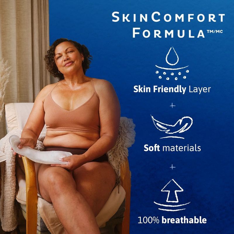 slide 10 of 11, TENA Sensitive Care Incontinence Pads for Women - Ultimate Absorbency - Extra Coverage - 45ct, 45 ct