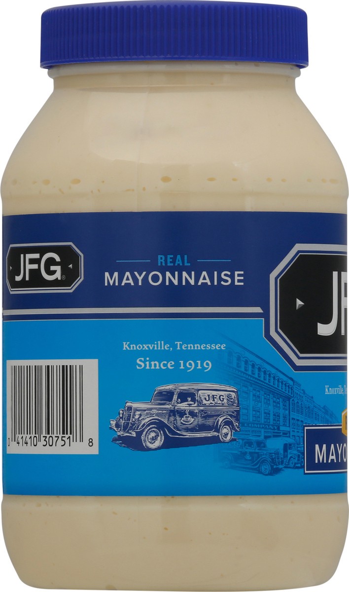 slide 10 of 12, JFG Real Mayonnaise 30 fl oz, 30 fl oz