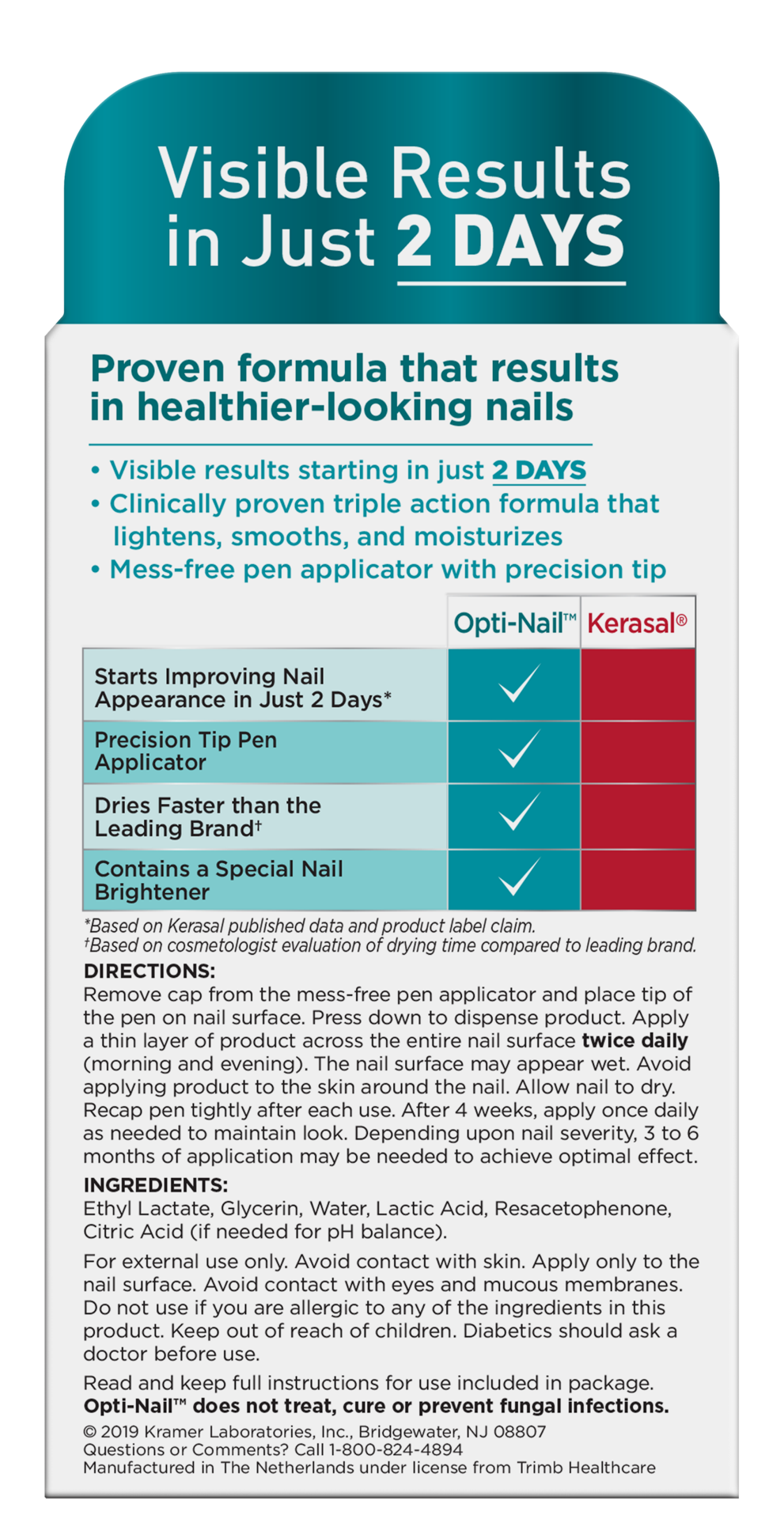 slide 2 of 2, Opti-Nail Fungal Nail Repair Pen 3.7ml Each, 0.125 fl oz