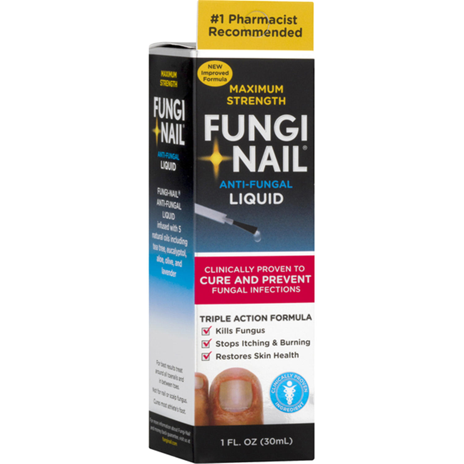 slide 4 of 5, Fungi-Nail Fungi Nail Double Strength Anti-Fungal Solution, 1 oz
