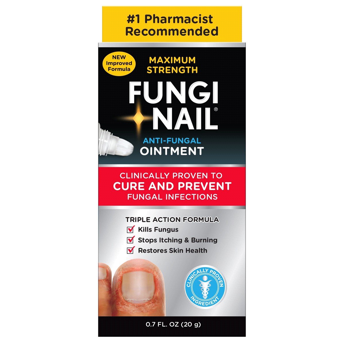 slide 1 of 17, Fungi-Nail Fungi Nail Anti-Fungal Ointment, 0.7 fl oz