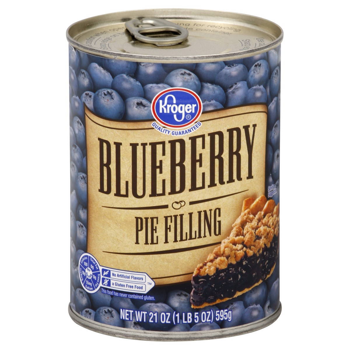 slide 2 of 2, Kroger Blueberry Pie Filling, 21 oz