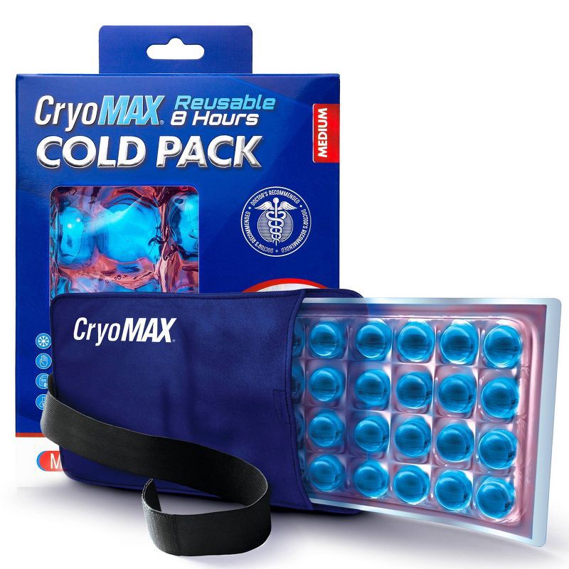 slide 1 of 6, Cryo-MAX 8 Hour Reusable Cold Therapy Ice Pack - Medium - 6" x 12", 1 ct