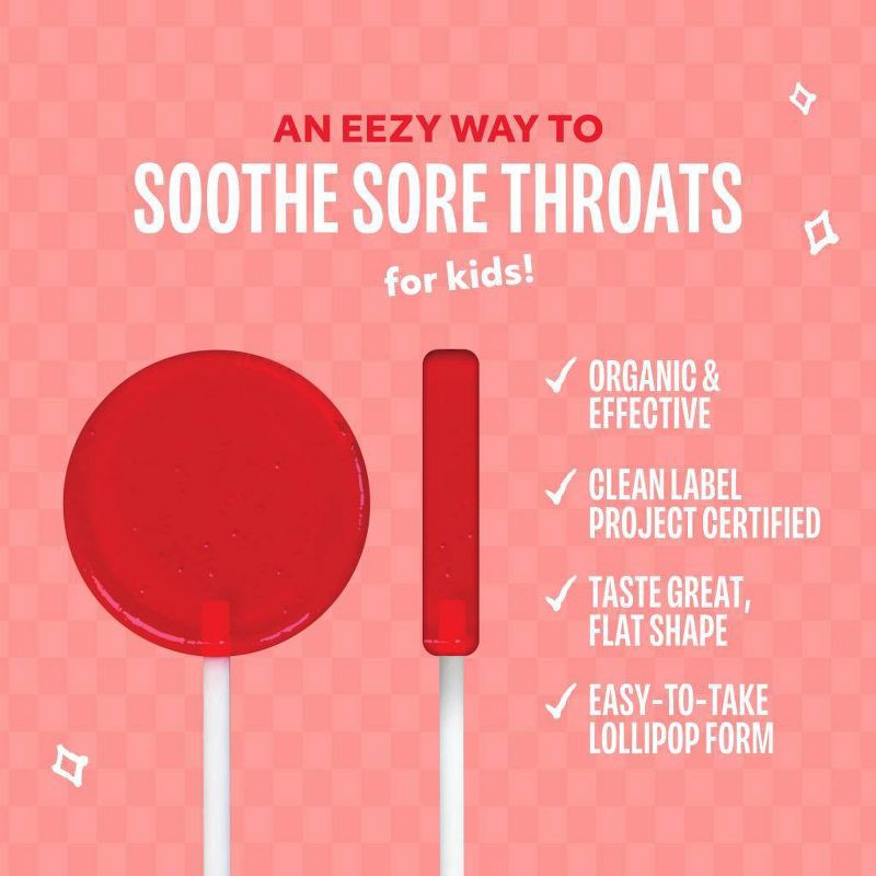 slide 3 of 14, The Eez Co. Lolleez Organic Throat Soothing Pops - Watermelon, Strawberry & Orange Mango - 15ct, 15 ct