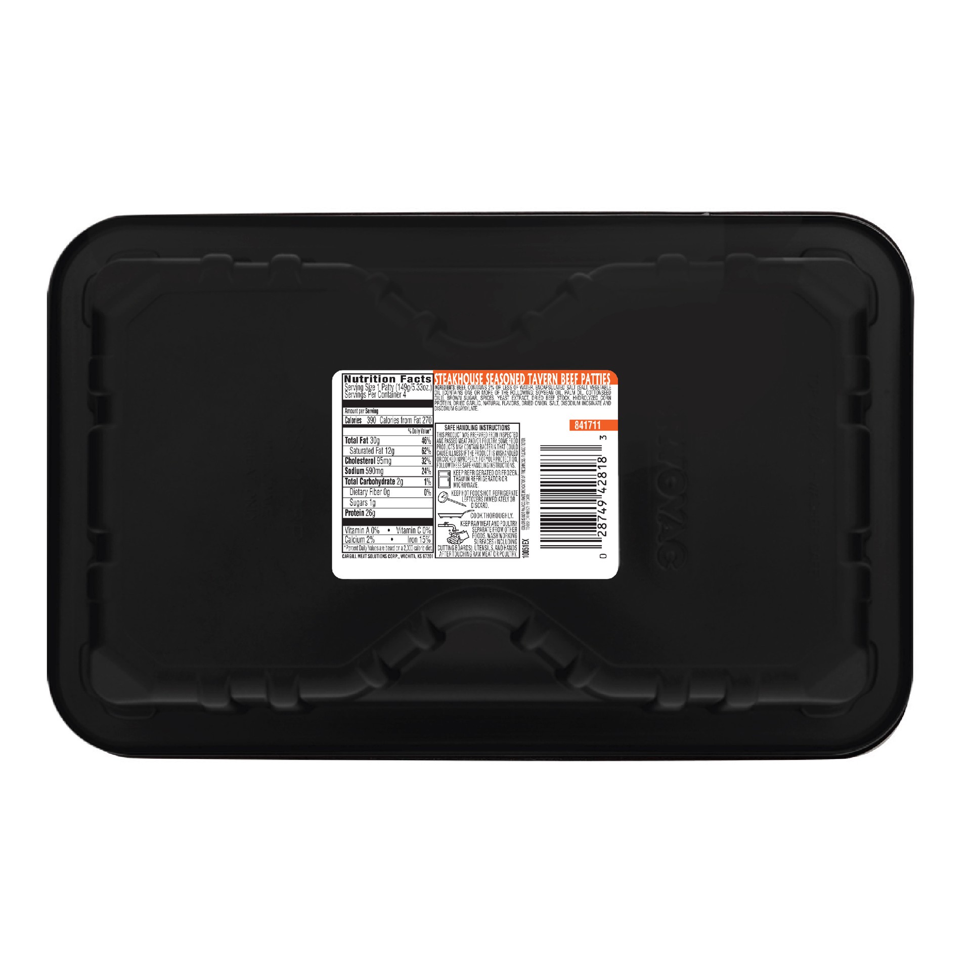 slide 3 of 3, Today's Kitchen Steakhouse Patties, 1.33 lb