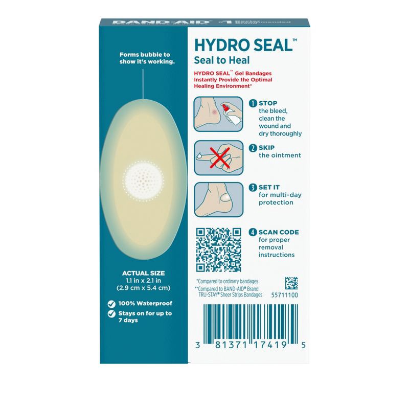 slide 2 of 7, Band-Aid Brand Hydro Seal Adhesive Bandages for Heel Blisters - 6ct, 6 ct