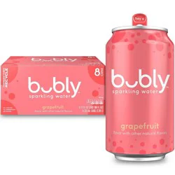 bubly Grapefruit Sparkling Water - 8pk/12 fl oz Cans