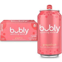 bubly Grapefruit Sparkling Water - 8pk/12 fl oz Cans