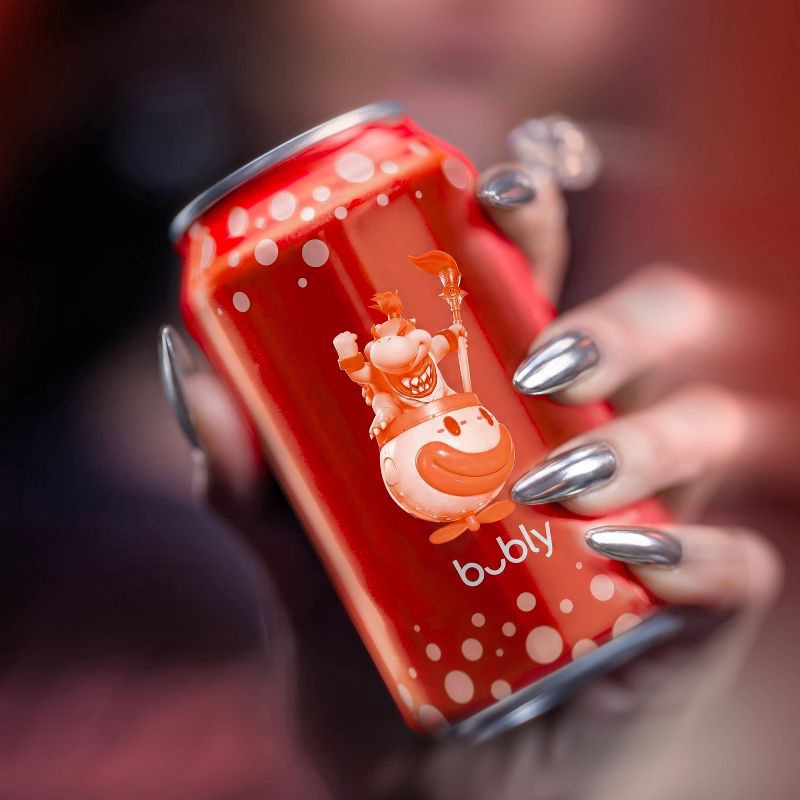 slide 3 of 6, bubly Strawberry Sparkling Water - 8pk/12 fl oz Cans, 8 ct; 12 fl oz