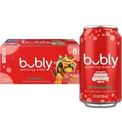 bubly Strawberry Sparkling Water - 8pk/12 fl oz Cans