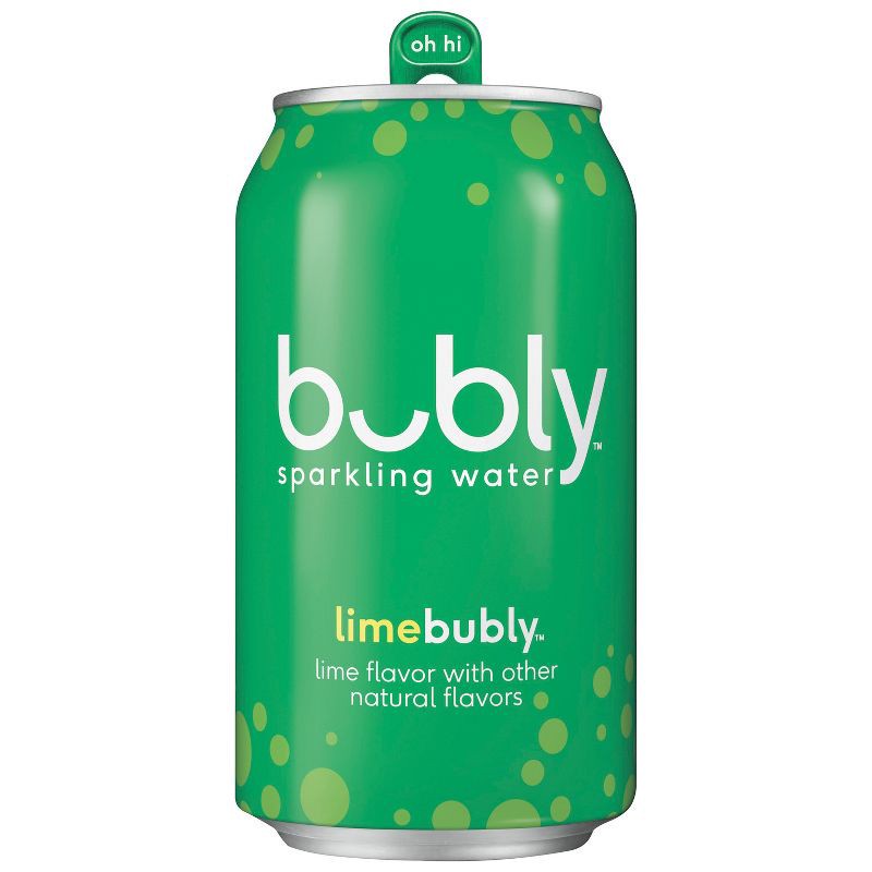 slide 3 of 6, bubly Lime Sparkling Water - 8pk/12 fl oz Cans, 8 ct; 12 fl oz