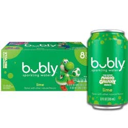 bubly Lime Sparkling Water - 8pk/12 fl oz Cans