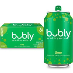 bubly Lime Sparkling Water - 8pk/12 fl oz Cans