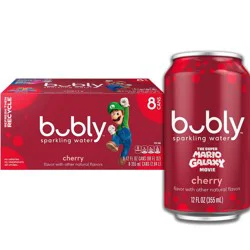 bubly Cherry Sparkling Water - 8pk/12 fl oz Cans