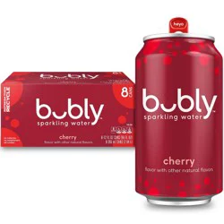 bubly Cherry Sparkling Water - 8pk/12 fl oz Cans