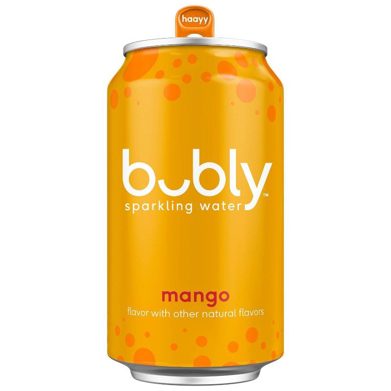 slide 3 of 9, bubly Mango Sparkling Water - 8pk/12 fl oz Cans, 8 ct; 12 fl oz