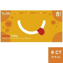 bubly Mango Sparkling Water - 8pk/12 fl oz Cans