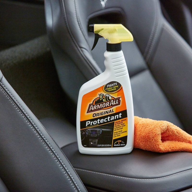 slide 2 of 9, Armor All 16oz Original Protectant Automotive Protector: Liquid Car Cleaner, Prevents Fading & Cracking, Scented Spray, 16 oz