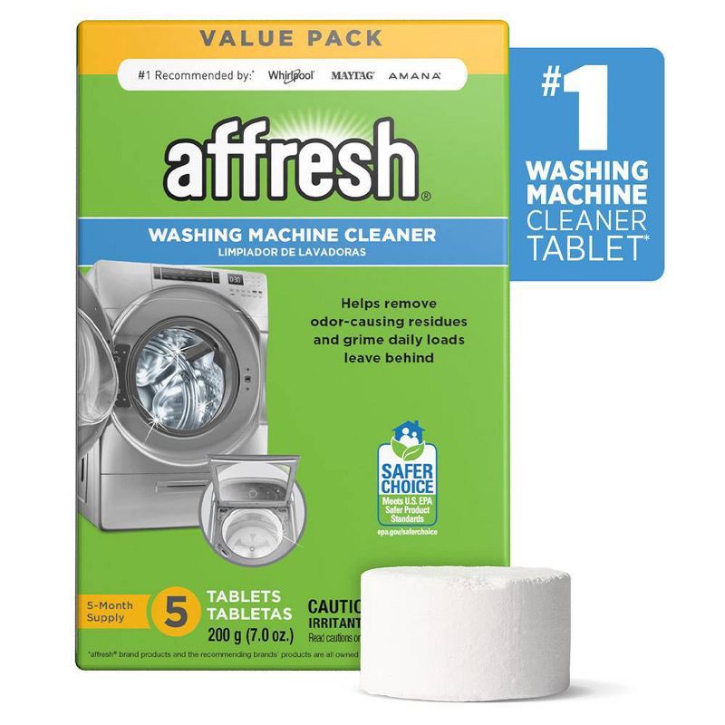 slide 3 of 7, Affresh Washing Machine Cleaner - 5ct, 5 ct