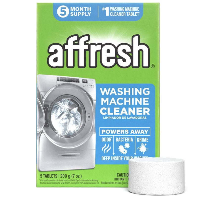 slide 1 of 7, Affresh Washing Machine Cleaner - 5ct: High Efficiency, Odor Control, Detergent Booster, 5 ct