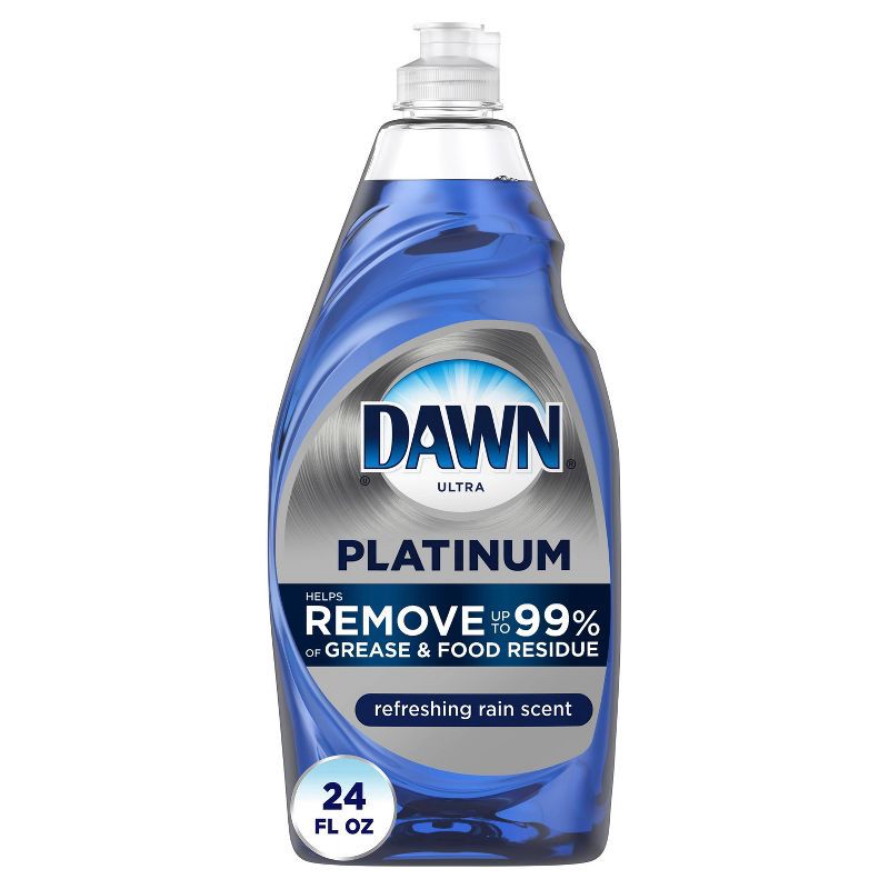 slide 1 of 10, Dawn Refreshing Rain Scent Platinum Dishwashing Liquid Dish Soap - 24 fl oz, 24 fl oz