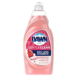 Dawn Ultra Gentle Clean Dishwashing Liquid Dish Soap, Pomegranate & Rose Water Scent - 24 fl oz