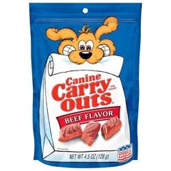 Canine Carry Outs Beef Dry Chewy Dog Treats - 4.5oz