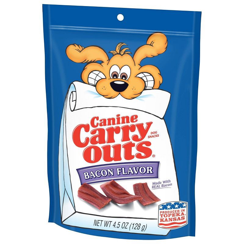 slide 4 of 4, Canine Carry Outs Beef and Bacon Chewy Dog Treats - 4.5oz, 4.5 oz
