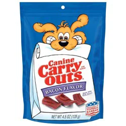 Canine Carry Outs Bacon Dog Treats - 4.5oz