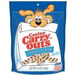 Canine Carry Outs Chicken Chewy Dog Treats - 4.5oz