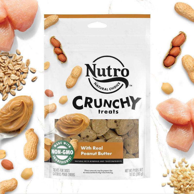 Nutro crunchy shop treats peanut butter