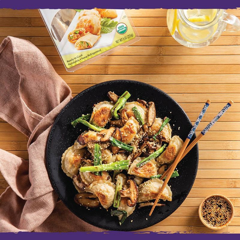 slide 3 of 3, Nasoya Organic Vegan Thai Basil Vegetable Dumplings - 9oz, 9 oz