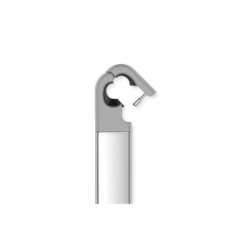 slide 3 of 8, simplehuman Medium Adjustable Shower Caddy - Stainless Steel/Anodized Aluminum: Bath Organizer, Rustproof Shelf, 1 ct