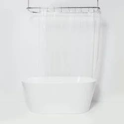 1pk PEVA Medium Weight Shower Liner Clear - Threshold™