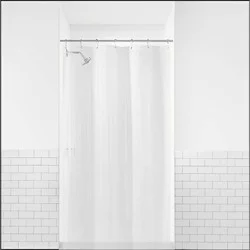 54"x78" Stall Size Medium Weight PEVA Shower Liner Clear - Threshold™: 100% PEVA, Waterproof, Grommet Top Design