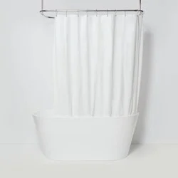 PEVA Medium Weight Shower Liner White - Made By Design™