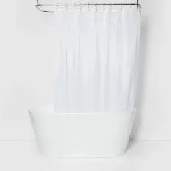 Fabric Medium Weight Shower Liner White - Made By Design™