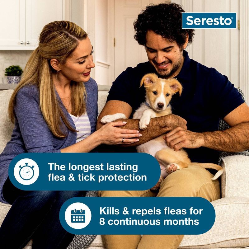 slide 6 of 10, Seresto Flea & Tick Dog Insect Prevention Collar - S, 1 ct