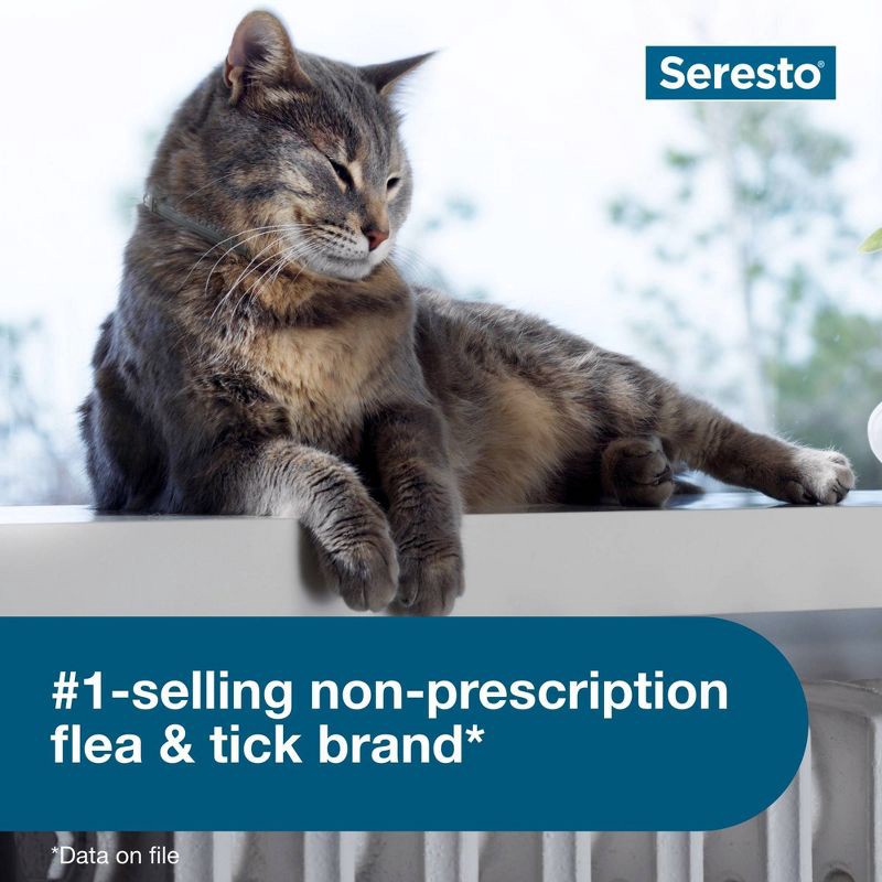 slide 5 of 9, Seresto Flea & Tick Cat Insect Prevention Collar, 1 ct