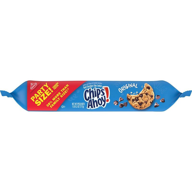 slide 15 of 15, Chips Ahoy! Original Chocolate Chip Cookies Party Size - 25.3oz, 25.3 oz