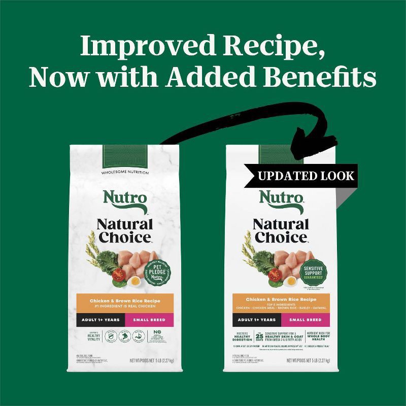 slide 3 of 18, Nutro Wholesome Nutrition Natural Choice Essentials Chicken, Vegetable and Rice Flavor Small Breed Adult Dry Dog Food - 5lbs, 5 lb