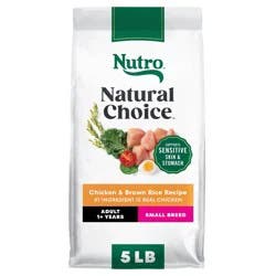 Nutro Wholesome Nutrition Natural Choice Essentials Chicken, Vegetable and Rice Flavor Small Breed Adult Dry Dog Food - 5lbs