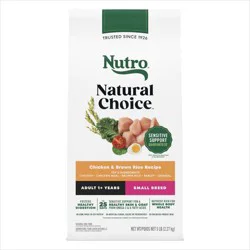 Nutro Wholesome Nutrition Natural Choice Essentials Chicken, Vegetable and Rice Flavor Small Breed Adult Dry Dog Food - 5lbs