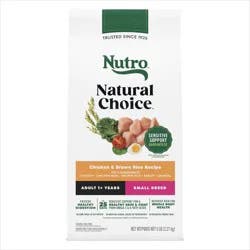 Nutro Wholesome Nutrition Natural Choice Essentials Chicken, Vegetable and Rice Flavor Small Breed Adult Dry Dog Food - 5lbs