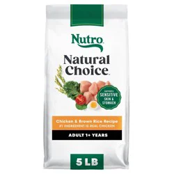 Nutro Natural Choice Chicken and Brown Rice Flavor Adult Dry Dog Food - 5lbs