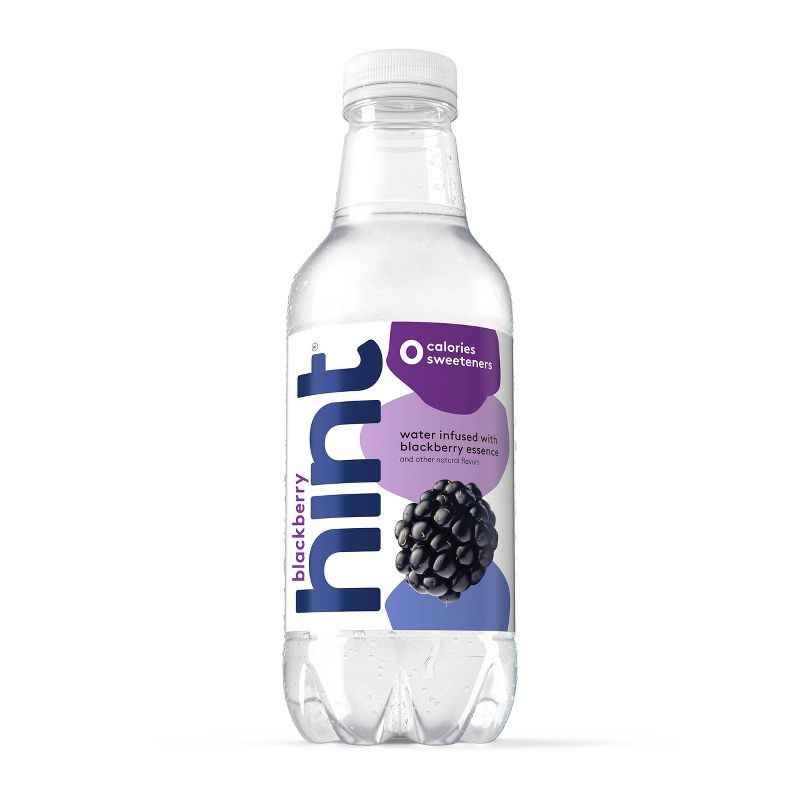 slide 1 of 8, hint Blackberry Flavored Water - 16 fl oz Bottle, 16 fl oz