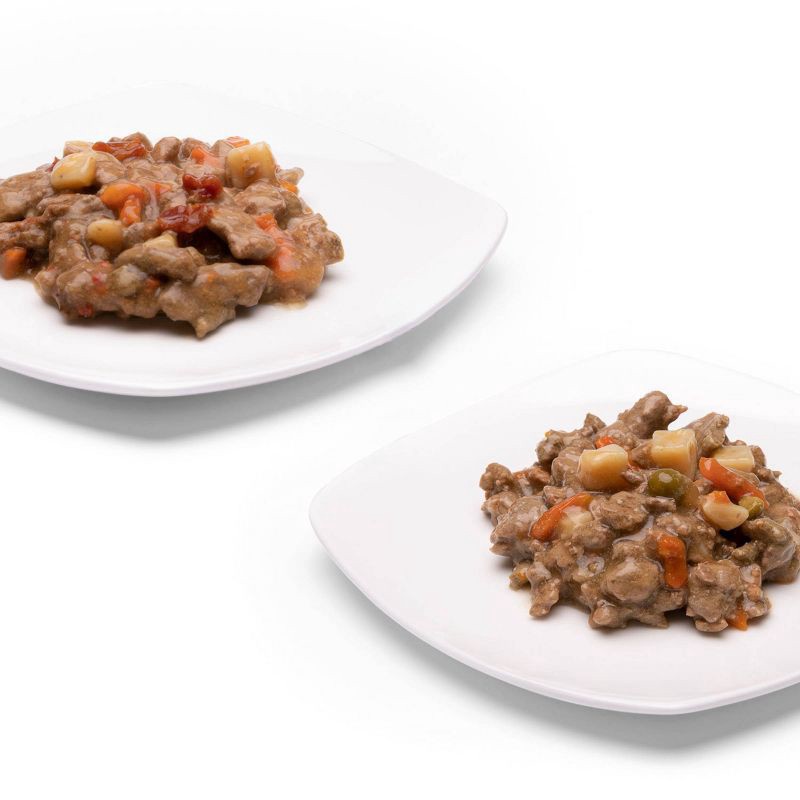 slide 8 of 11, Nutro Grain Free Cuts In Gravy Adult Wet Dog Food Simmered Beef, Chicken & Savory Lamb - 3.5oz/12ct Variety Pack, 12 ct; 3.5 oz