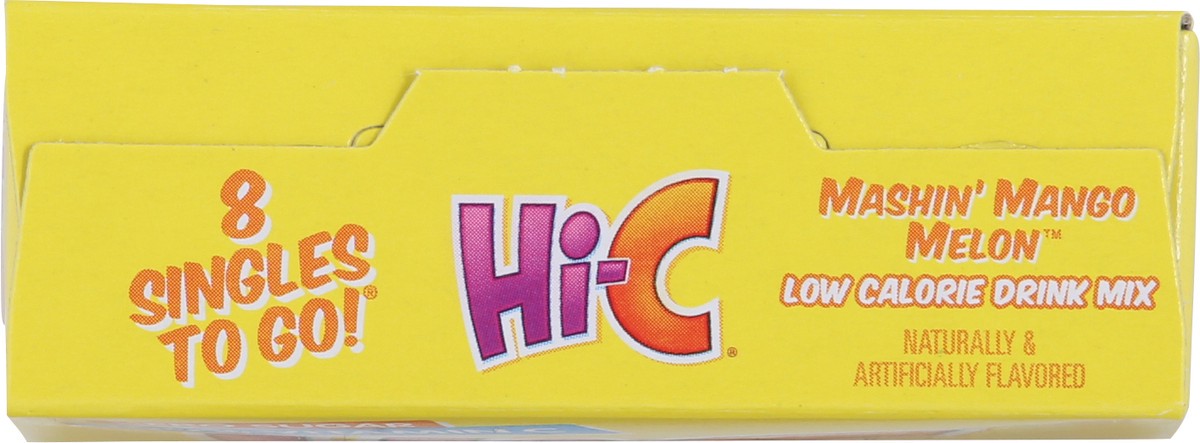 slide 10 of 13, Hi-C Low Calorie 8 Singles To Go Mashin' Mango Melon Drink Mix - 8 ct, 8 ct